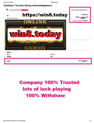3WIN8 winning streak transformation from MYR160 to MYR1,000