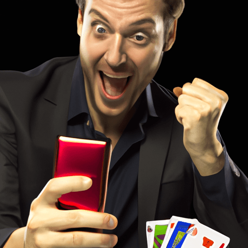ACE333 player celebrating big win from a small bet