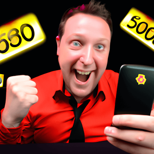 Lucky player celebrating a big win at MEGA888