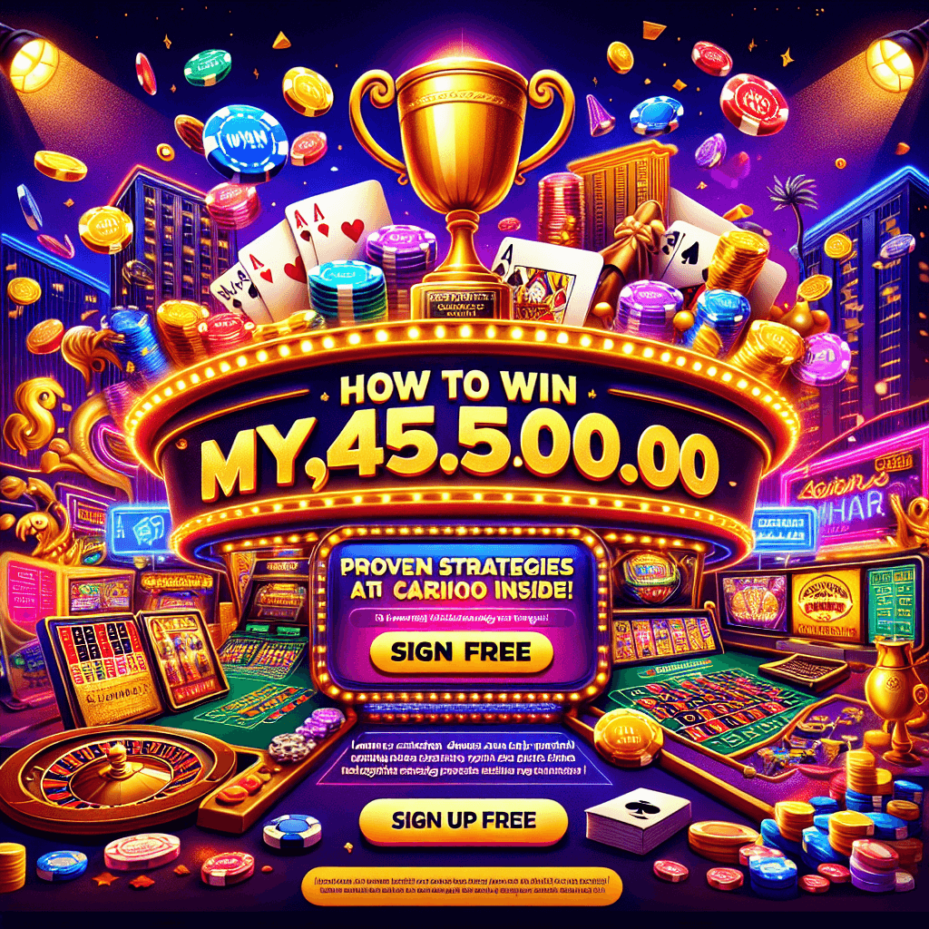 Proven strategies to win MYR450.00 in one play