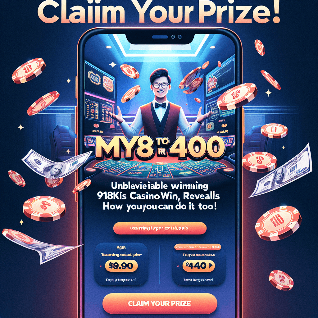 Claim your prize and start your winning journey at 918Kiss Casino