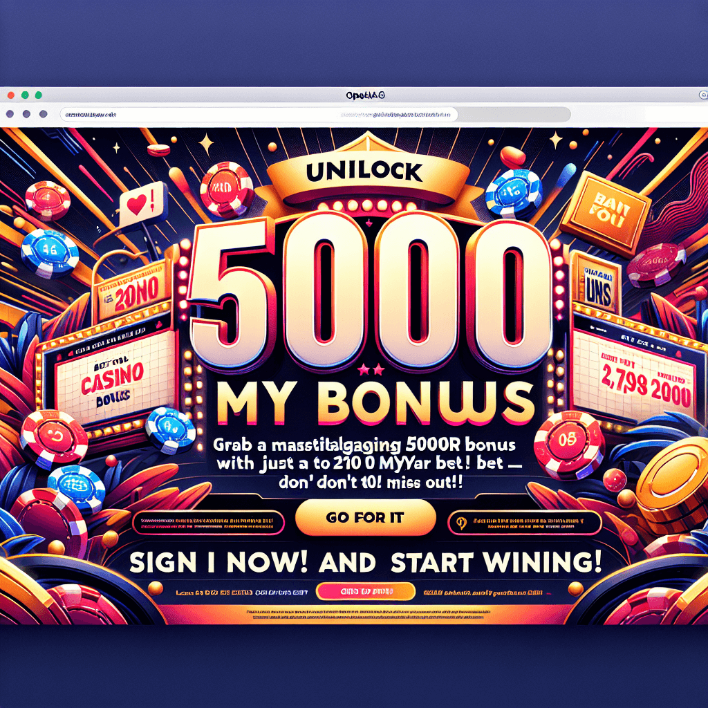 Claim your 500 MYR bonus now and start winning big