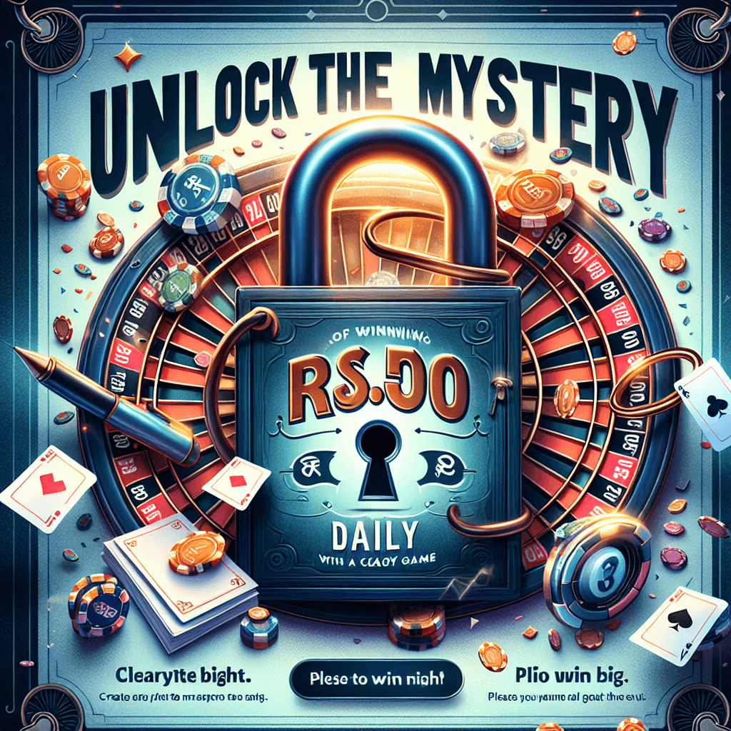 CTA for Mystery500 game encouraging players to win Rs.500 daily