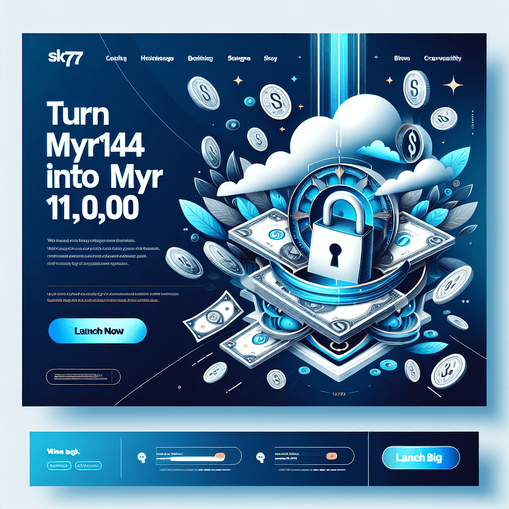 Call to action for Sky777 game to win MYR1,000