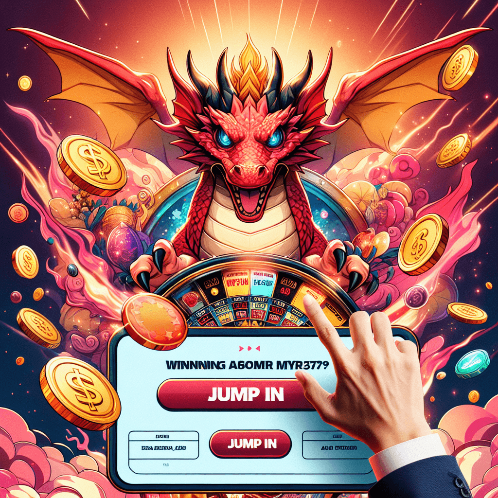 CTA for MEGA888's Dragon Gem game encouraging players to start playing now