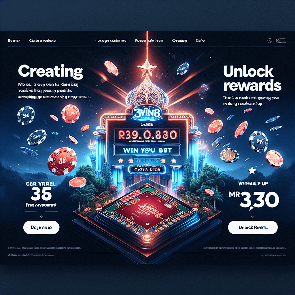 Join 3win8 Casino now for an unforgettable gaming experience