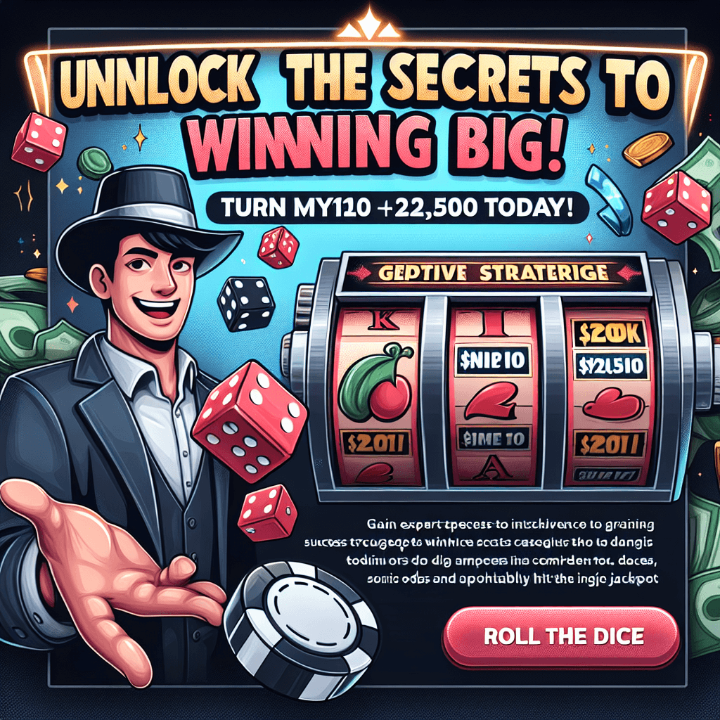 CTA for Playboy slots game encouraging players to win big